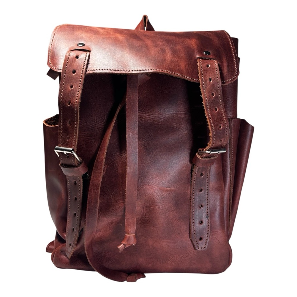 Handmade Artisan Genuine Leather Backpack Vintage Rustic Rucksack Travel Satchel